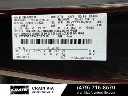 Used 2019 Ford F250 Platinum w/ Platinum Ultimate Package AWD/4WD image 34