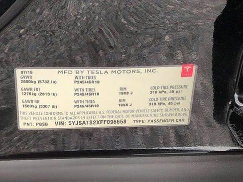 Used 2015 Tesla Model S 70D AWD/4WD image 26
