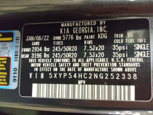 Used 2022 Kia Telluride SX w/ Towing Package image 33