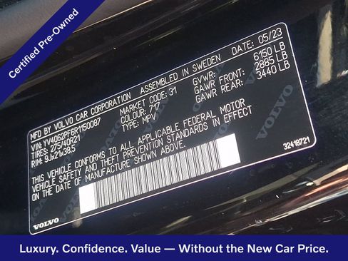 Certified 2024 Volvo XC90 B6 Ultimate w/ Protection Package Premier AWD/4WD image 29