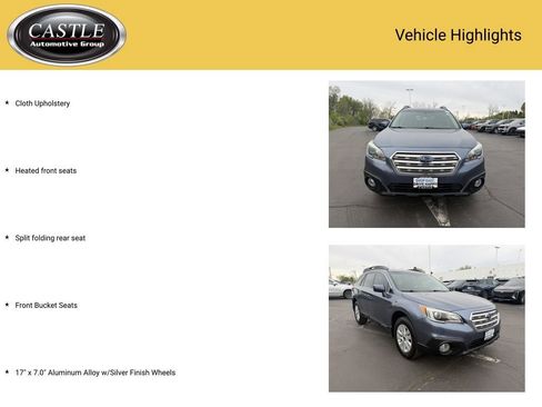 Used 2016 Subaru Outback 2.5i Premium AWD/4WD image 7