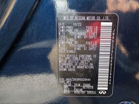 Used 2024 INFINITI QX80 Luxe AWD/4WD image 32