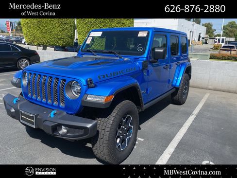 Used 2022 Jeep Wrangler Unlimited Rubicon 4xe w/ Cold Weather Group image 1