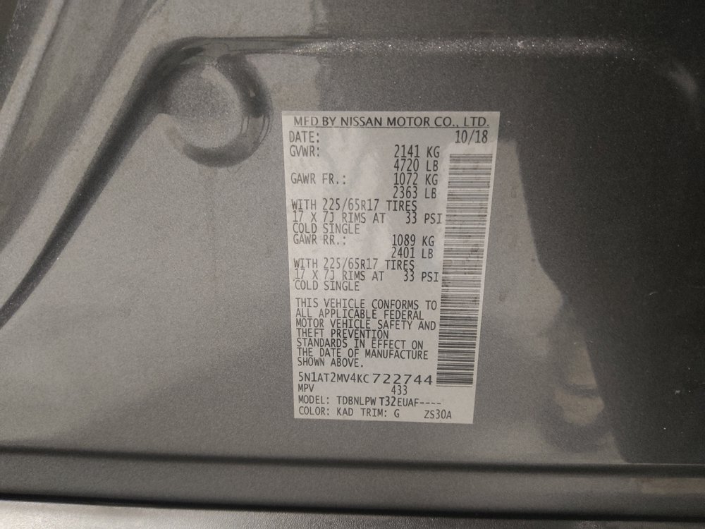 Used 2019 Nissan Rogue S w/ Special Edition Package AWD/4WD image 33