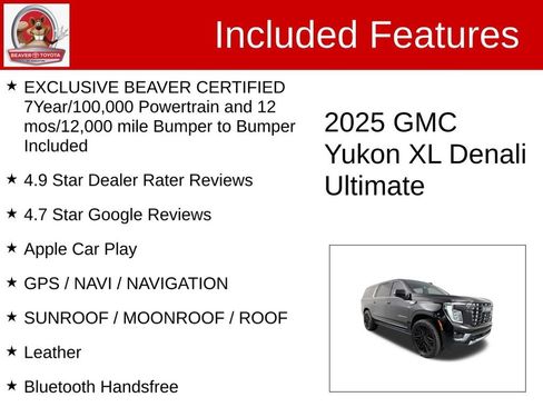 Used 2025 GMC Yukon XL Denali Ultimate AWD/4WD image 4