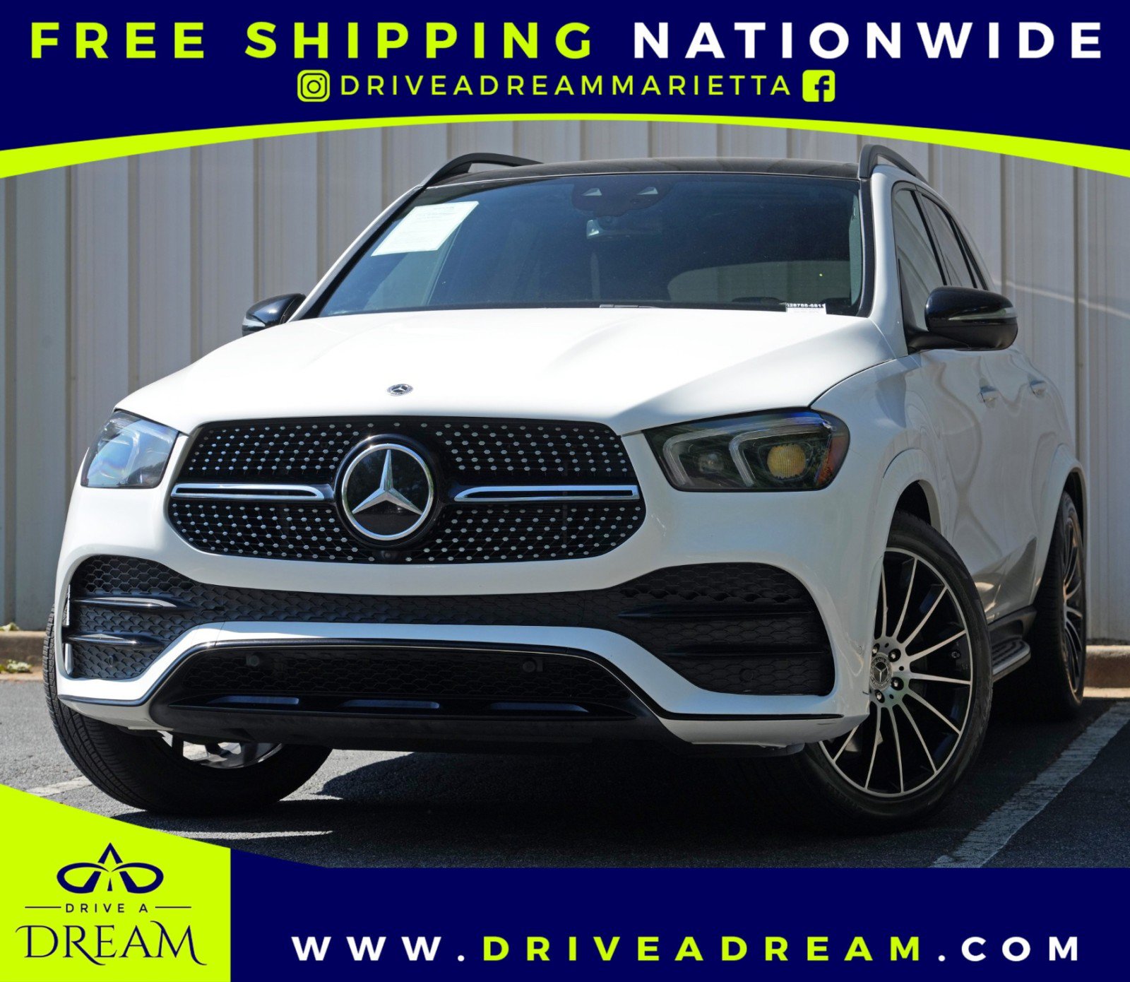 Used 2022 Mercedes-Benz GLE 450 4MATIC w/ AMG Line Exterior image 1