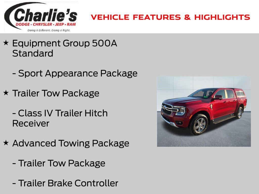 Used 2025 Ford Ranger Lariat w/ Advanced Towing Package AWD/4WD image 7