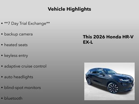 New 2026 Honda HR-V EX-L image 5