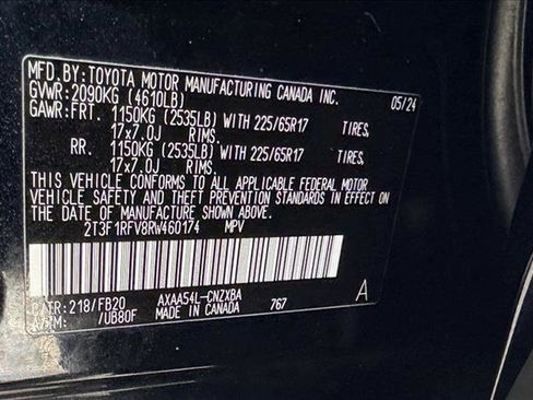 Certified 2024 Toyota RAV4 LE AWD/4WD image 22