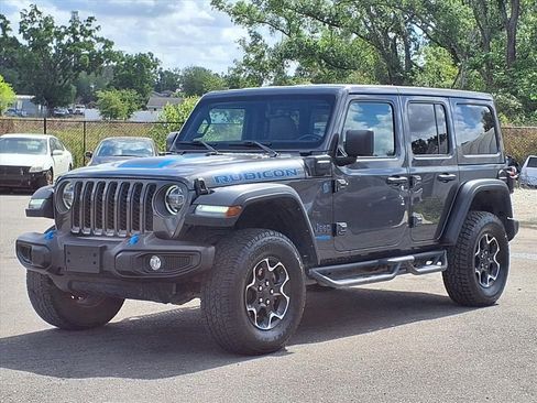 Used 2021 Jeep Wrangler Unlimited Rubicon 4xe w/ Cold Weather Group AWD/4WD image 3