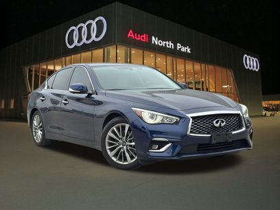 Used 2022 INFINITI Q50 Luxe w/ Cargo Package