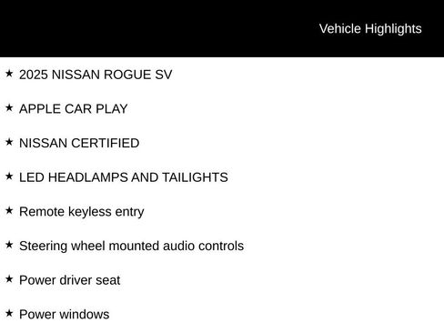 Certified 2025 Nissan Rogue SV AWD/4WD image 6