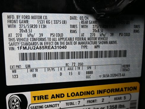 Used 2024 Ford Expedition Limited AWD/4WD image 13