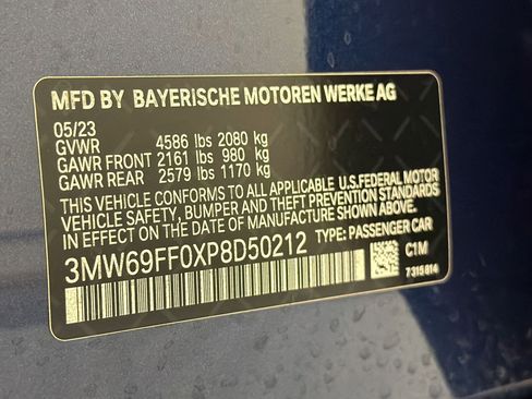 Certified 2023 BMW 330i Sedan w/ Driving Assistance Package RWD image 19