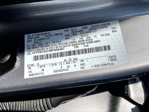 Used 2021 Ford F150 XLT w/ Equipment Group 302A High image 36