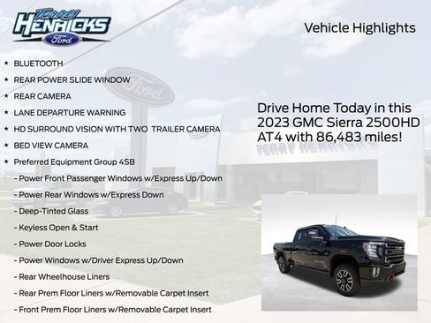 Used 2023 GMC Sierra 2500 AT4 w/ AT4 Premium Plus Package AWD/4WD image 4