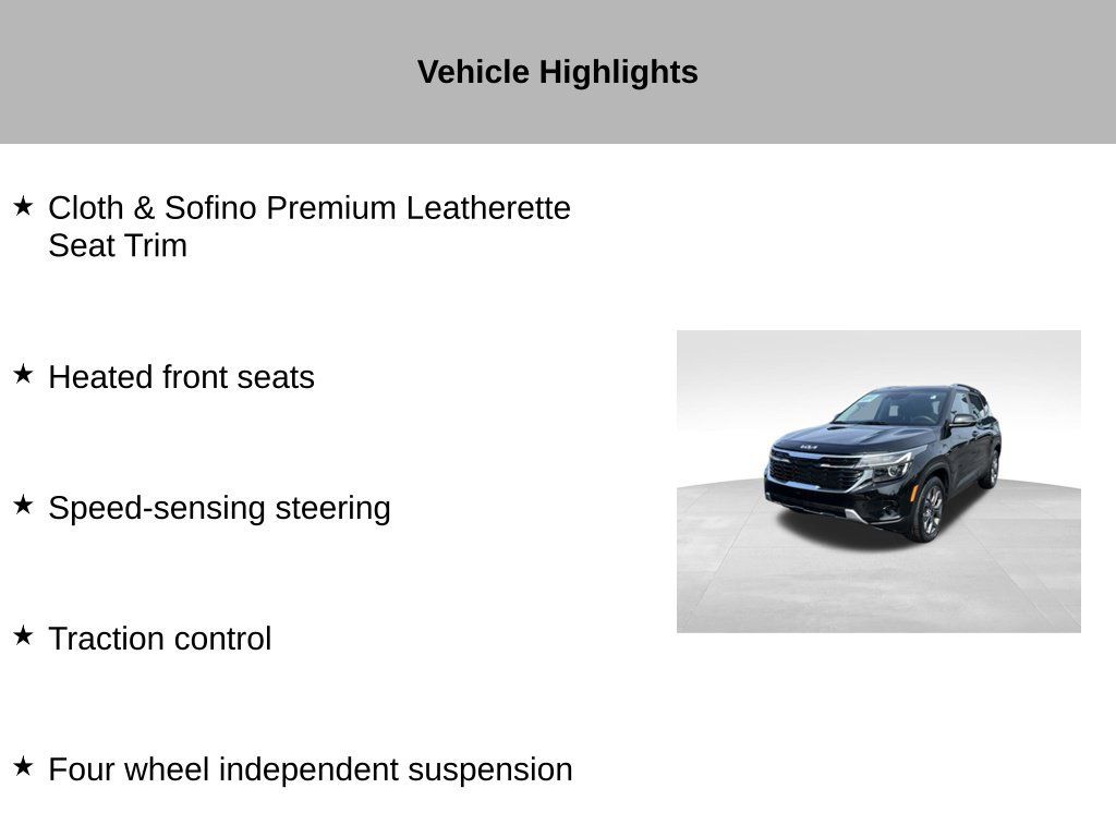Certified 2024 Kia Seltos S AWD/4WD image 55