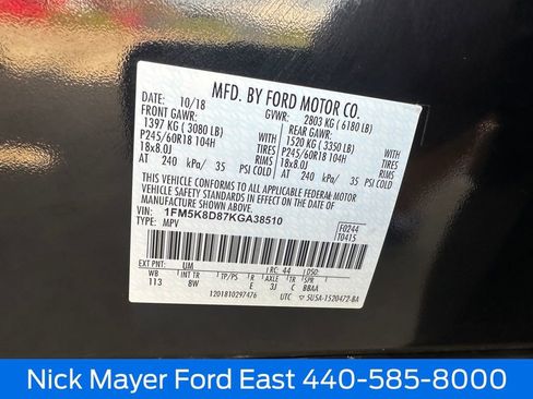 Used 2019 Ford Explorer XLT w/ Class III Trailer Tow Package image 36