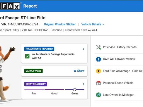 Certified 2025 Ford Escape ST-Line Elite w/ Premium Technology Package AWD/4WD image 3