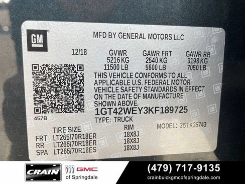 Used 2019 GMC Sierra 3500 Denali w/ Duramax Plus Package AWD/4WD image 33