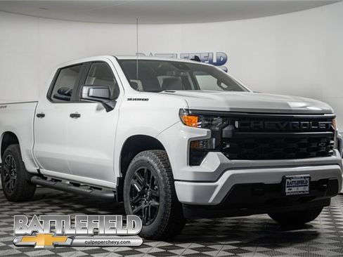 New 2025 Chevrolet Silverado 1500 Custom w/ Turbomax Blackout Package image 1