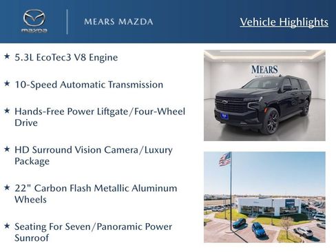 Used 2024 Chevrolet Suburban RST w/ Luxury Package AWD/4WD image 2