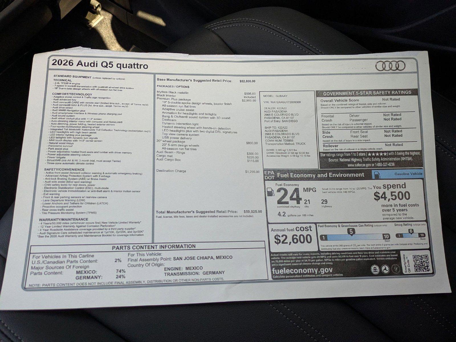 New 2026 Audi Q5 Premium AWD/4WD image 18
