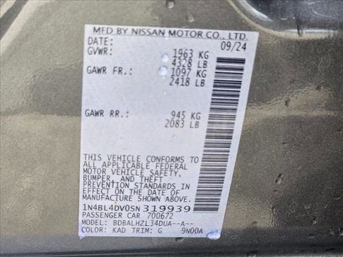Used 2025 Nissan Altima 2.5 SV FWD image 23