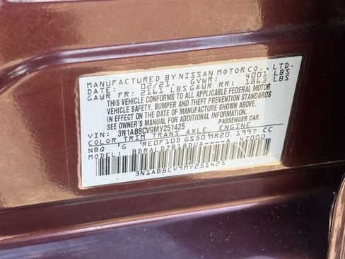 Used 2021 Nissan Sentra SV image 32