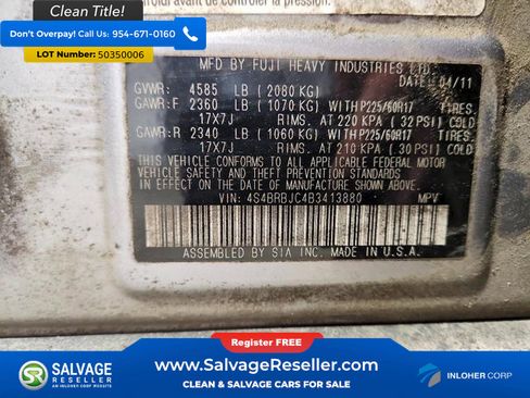 Used 2011 Subaru Outback 2.5i Limited AWD/4WD image 17