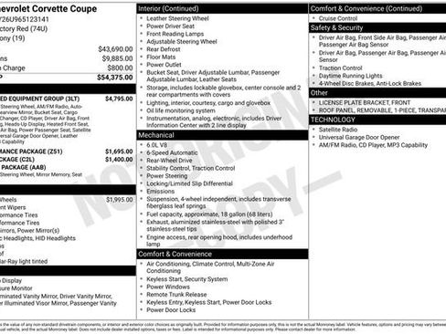 Used 2006 Chevrolet Corvette Coupe w/ Preferred Equipment Group RWD image 4