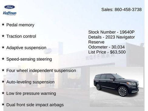 Certified 2023 Lincoln Navigator Reserve AWD/4WD image 25
