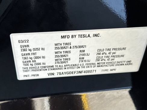Used 2022 Tesla Model Y Performance AWD/4WD image 33
