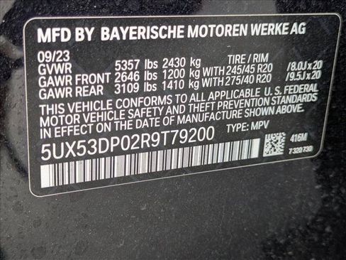 Used 2024 BMW X3 xDrive30i w/ Premium Package AWD/4WD image 16