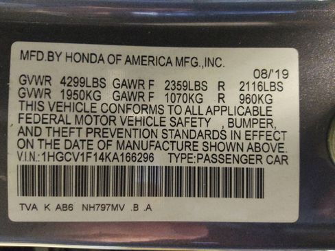 Used 2019 Honda Accord LX image 33