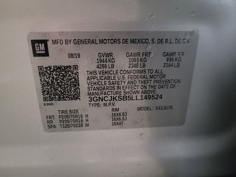 Used 2020 Chevrolet Trax LS w/ Tint and Cruise Package FWD image 33