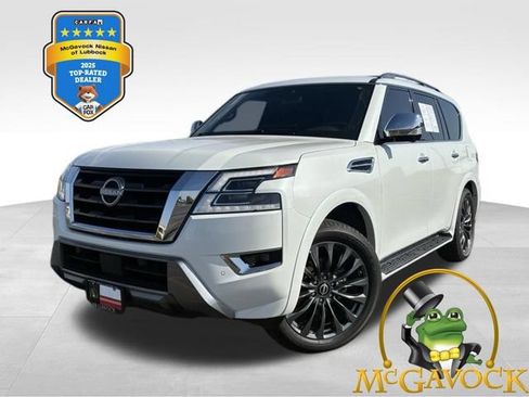 Certified 2023 Nissan Armada Platinum w/ Captain's Chairs Package RWD image 1