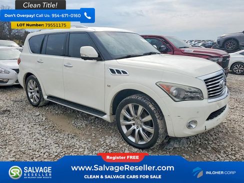 Used 2014 INFINITI QX80 4WD w/ Theater Package image 5