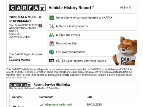 Used 2020 Tesla Model X Performance image 2