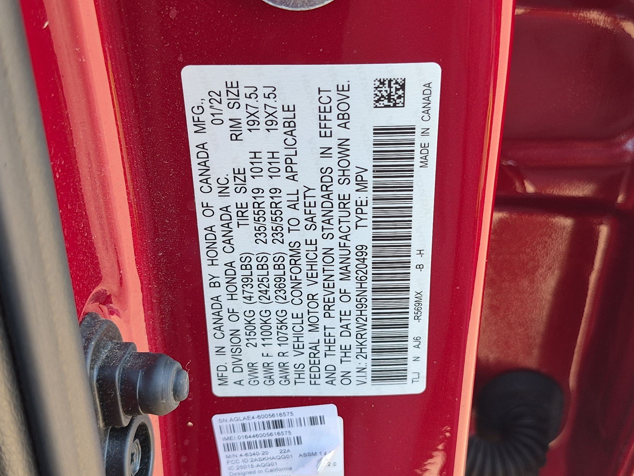 Certified 2022 Honda CR-V Touring image 37