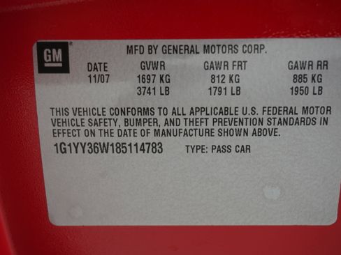 Used 2008 Chevrolet Corvette Convertible w/ Preferred Equipment Group image 32