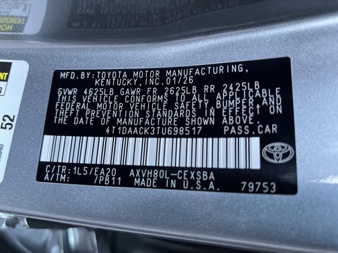 New 2026 Toyota Camry SE image 8