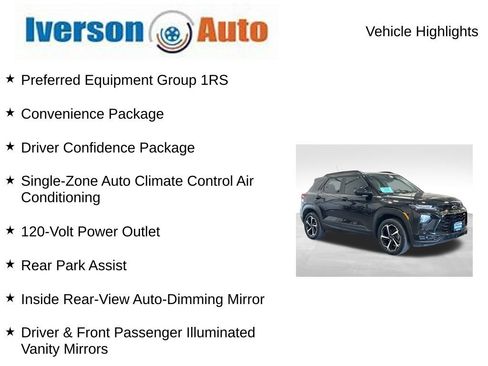 Used 2023 Chevrolet TrailBlazer RS w/ Convenience Package AWD/4WD image 2