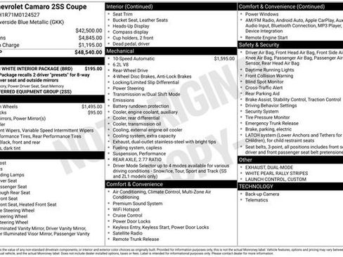 Used 2021 Chevrolet Camaro SS image 9