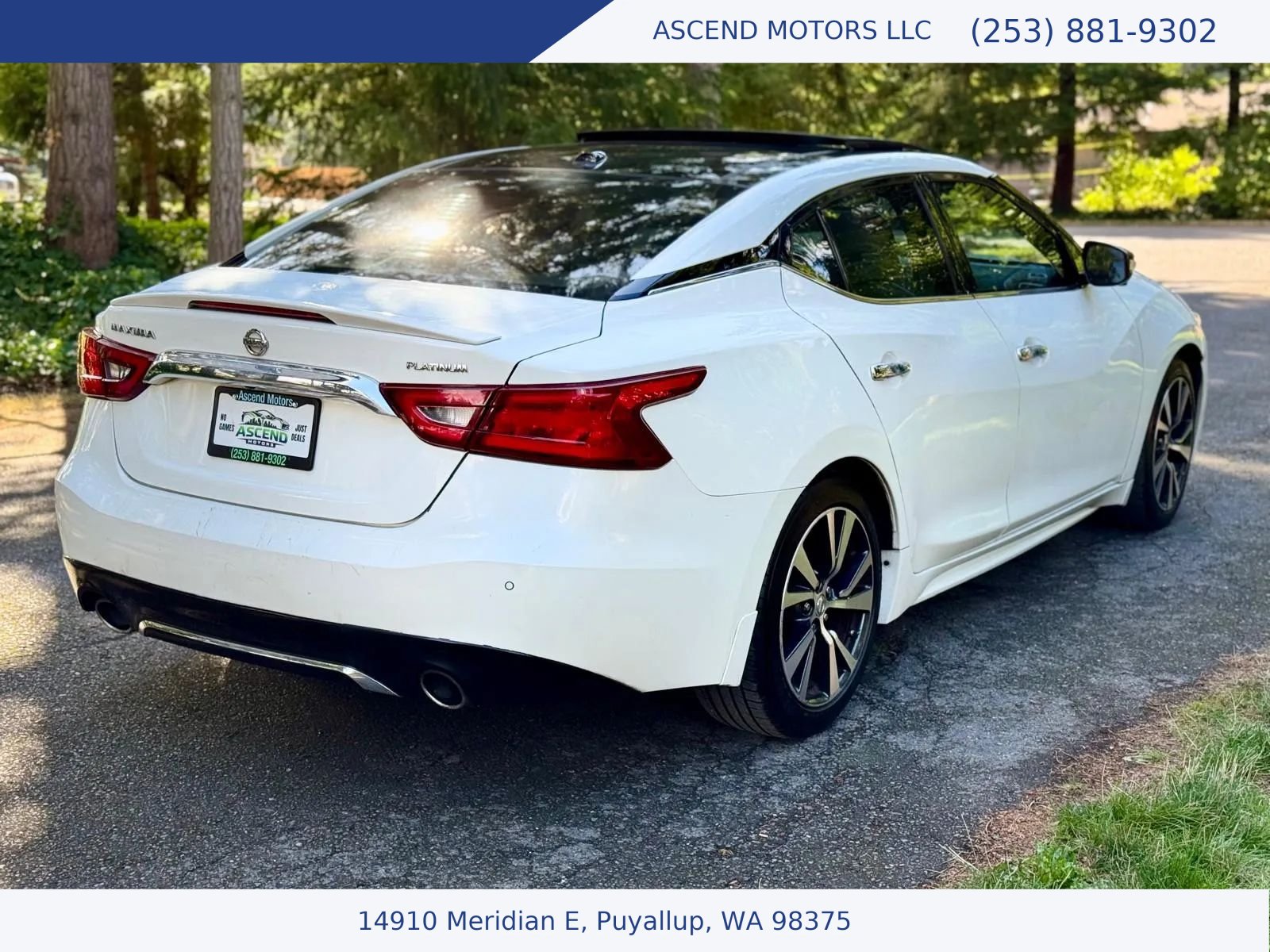 Used 2017 Nissan Maxima Platinum FWD image 5