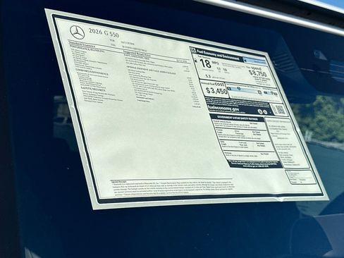 New 2026 Mercedes-Benz G 550 G 550 image 30