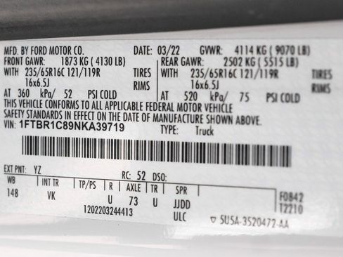 Used 2022 Ford Transit 250 Medium Roof image 52