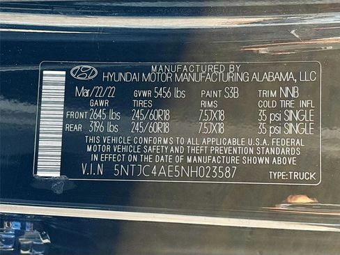 Used 2022 Hyundai Santa Cruz SEL w/ Activity Package image 35