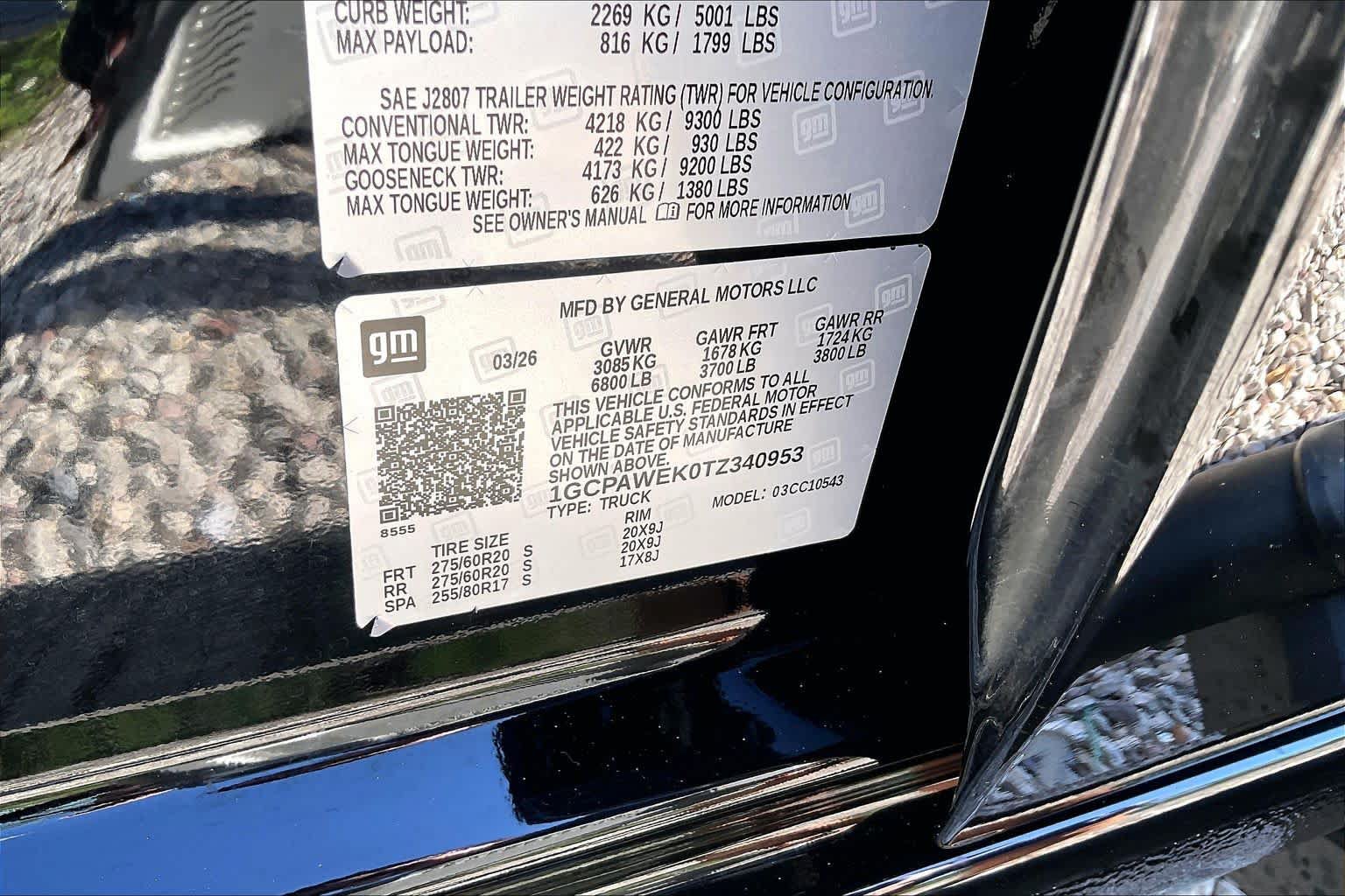 Used 2026 Chevrolet Silverado 1500 RST w/ RST Select Package RWD image 30