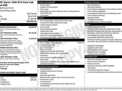 Used 2020 GMC Sierra 1500 AT4 w/ AT4 Premium Package AWD/4WD image 11
